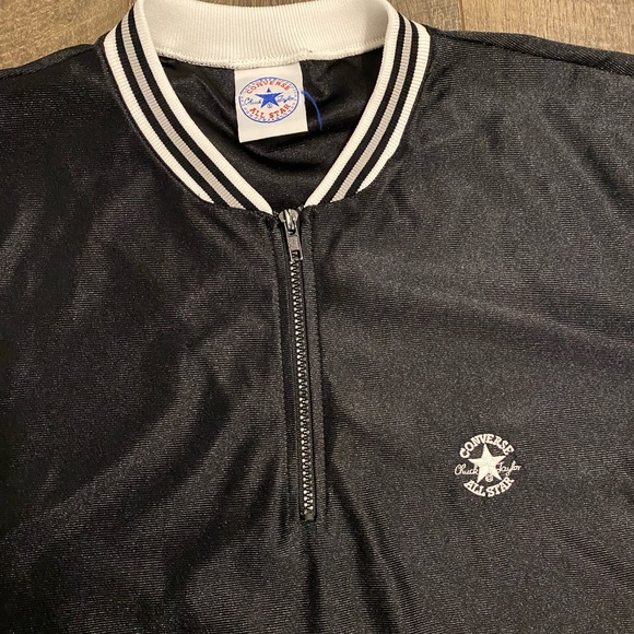Vintage Converse Chuck Taylor All Star 1/4 Zip Jersey Size Large - Picture 3 of 5